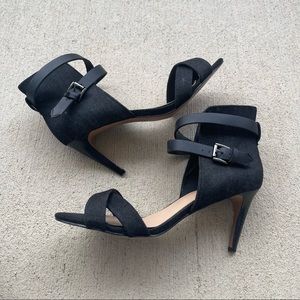 Joe’s Jeans Marcy Sandals in Denim, size 8